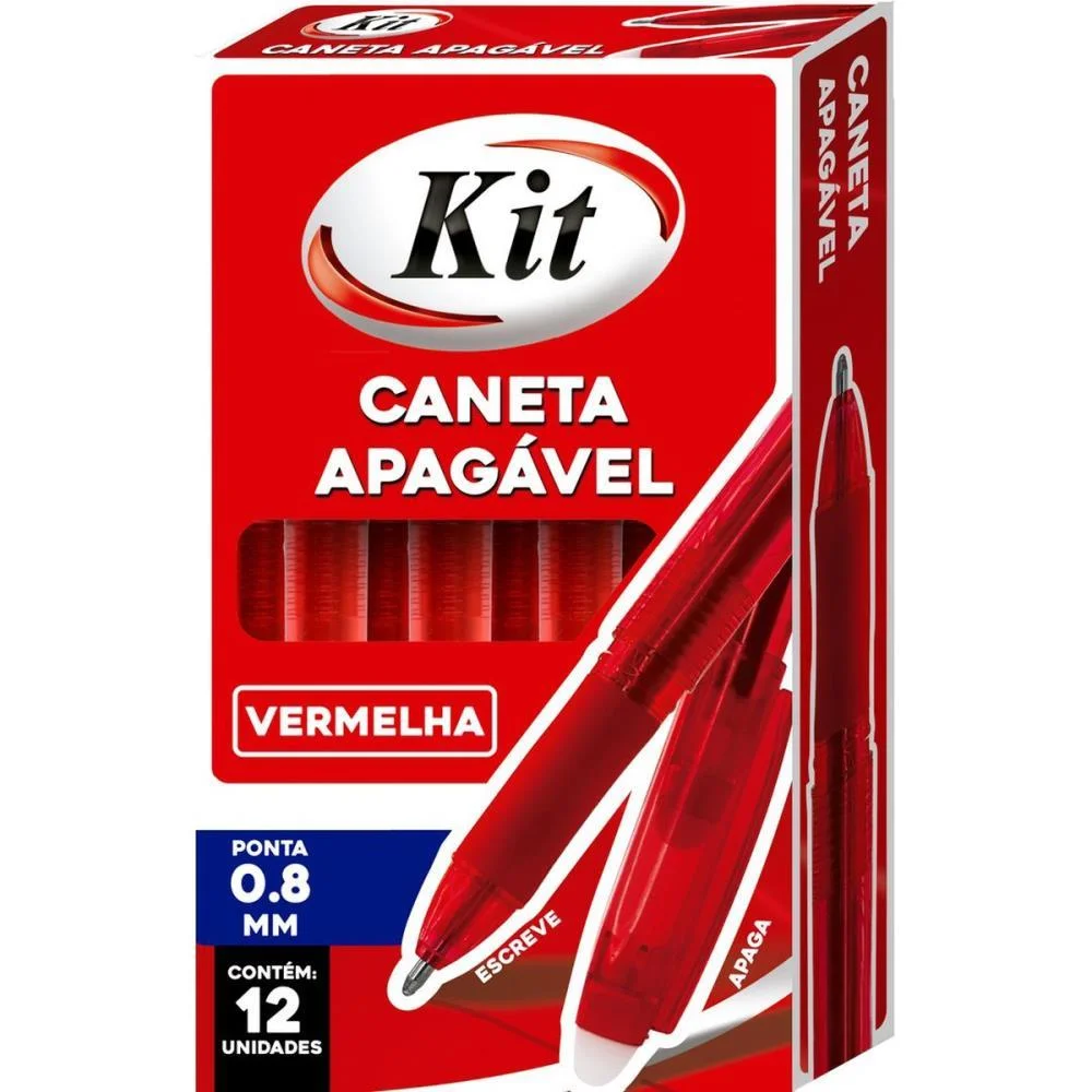 Caneta Apagavel Esferografica Multius.0.8Mm Vm Kit (Cx.c/12)