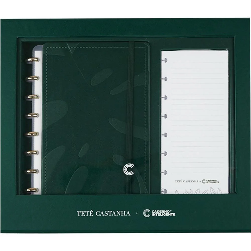 Caderno Inteligente A5 Tete Castanha 80Fls+Checklist Caderno Inteligente