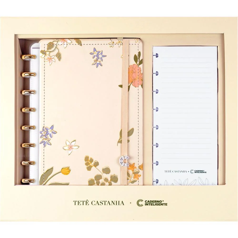Caderno Inteligente A5 Tete Castanha 80Fls+Checklist Caderno Inteligente