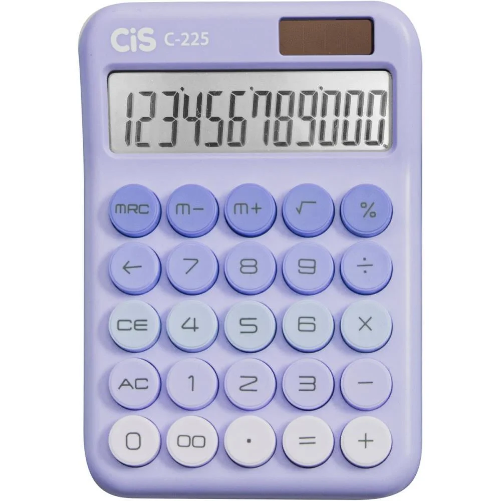 Calculadora De Mesa 12 Dig. Mod C-225 Lilas Sertic