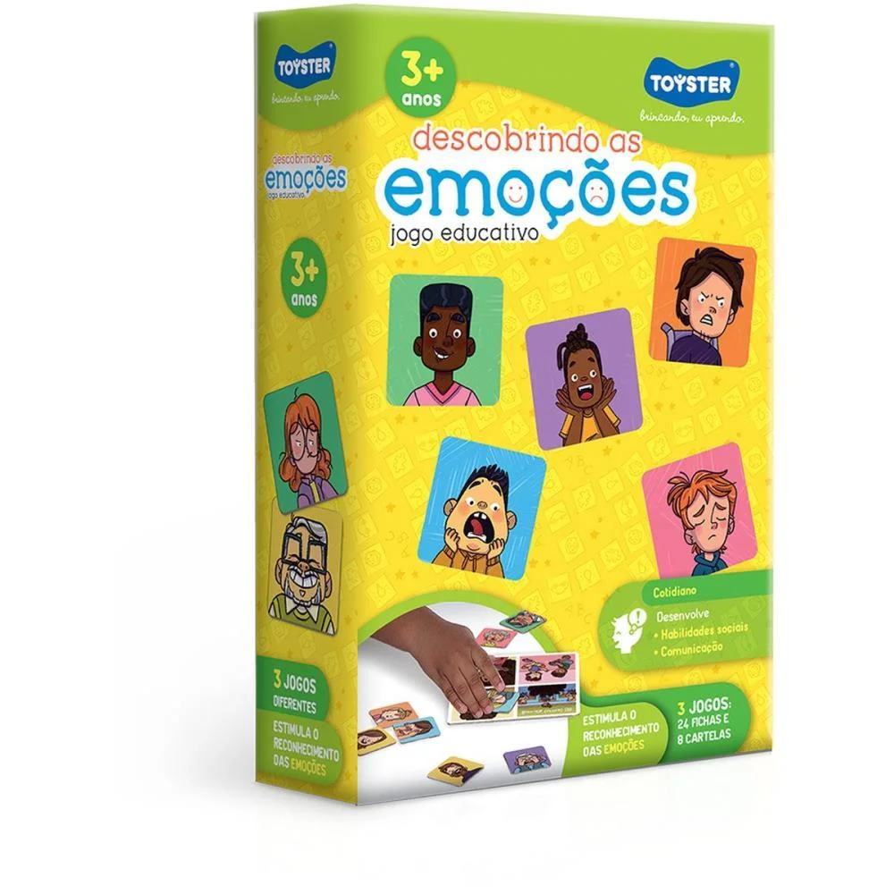 Jogo Educativo Descobrindo As Emocoes Toyster