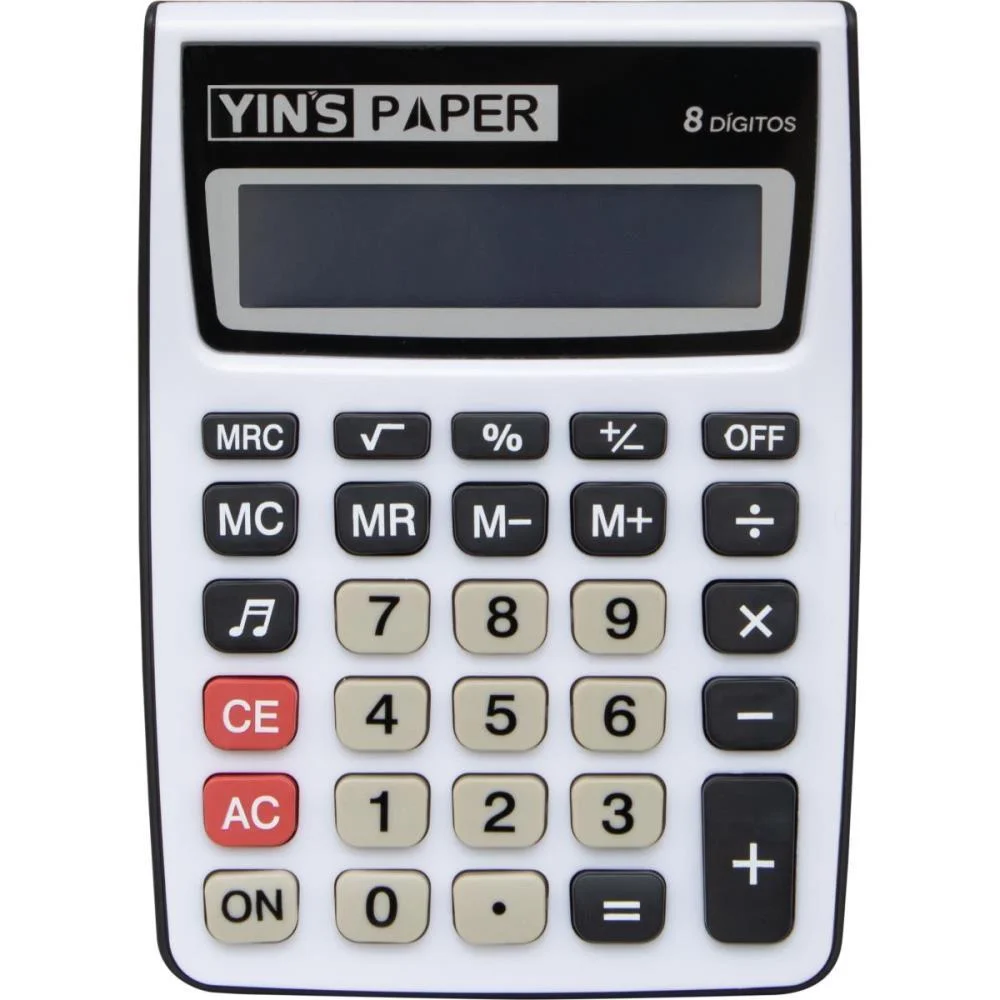 Calculadora De Mesa 8 Digitos Com Som Yins