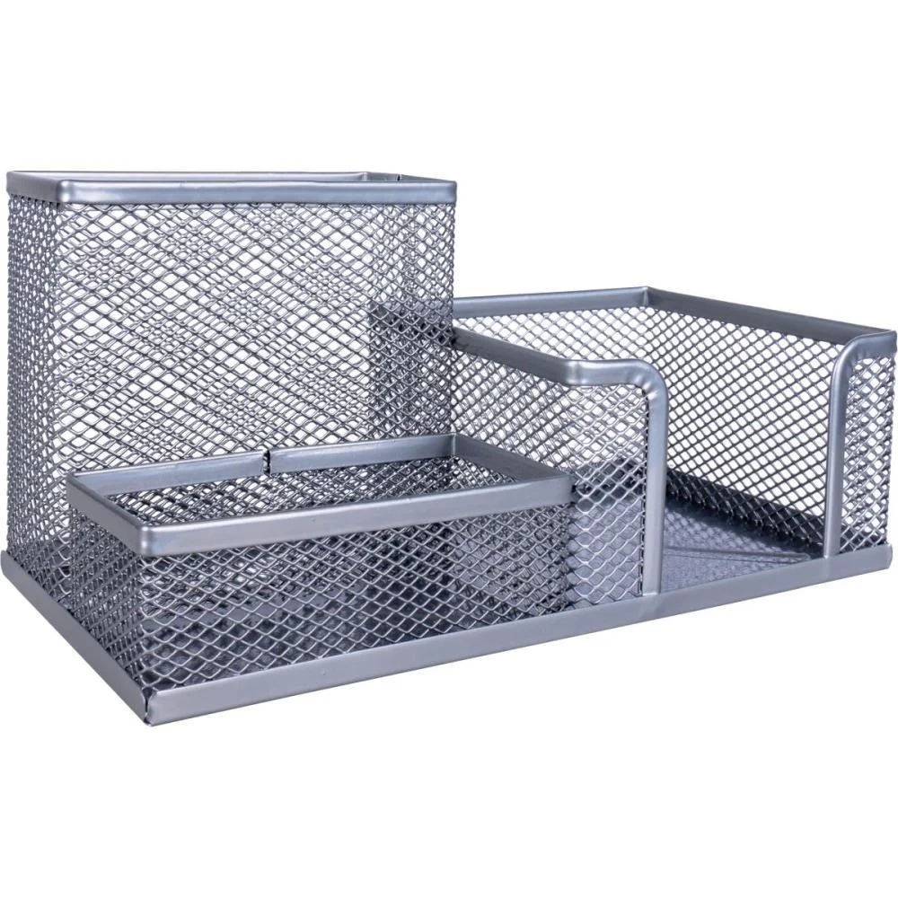 Acessorio Para Mesa Aramado 3 Reparticoes Prata Yins