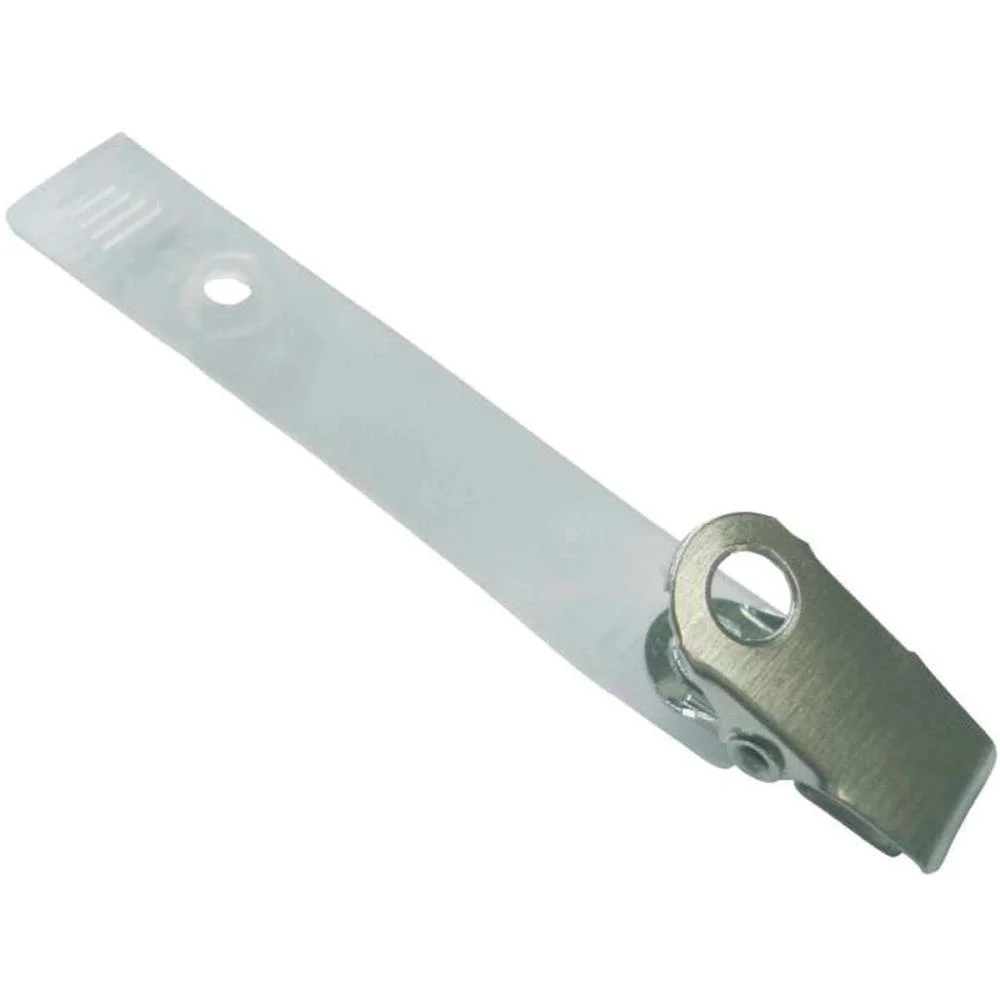 Presilha Para Cracha Presilha Jacare C/Alca Romitec (Pct.c/50)