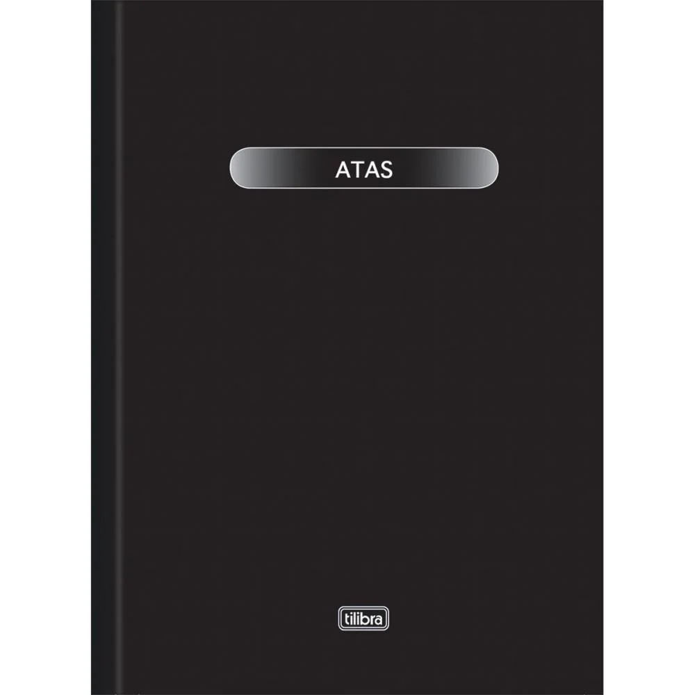 Livro Ata Capa Dura Oficio 50 Folhas Vertical Tilibra (Pct.c/10)