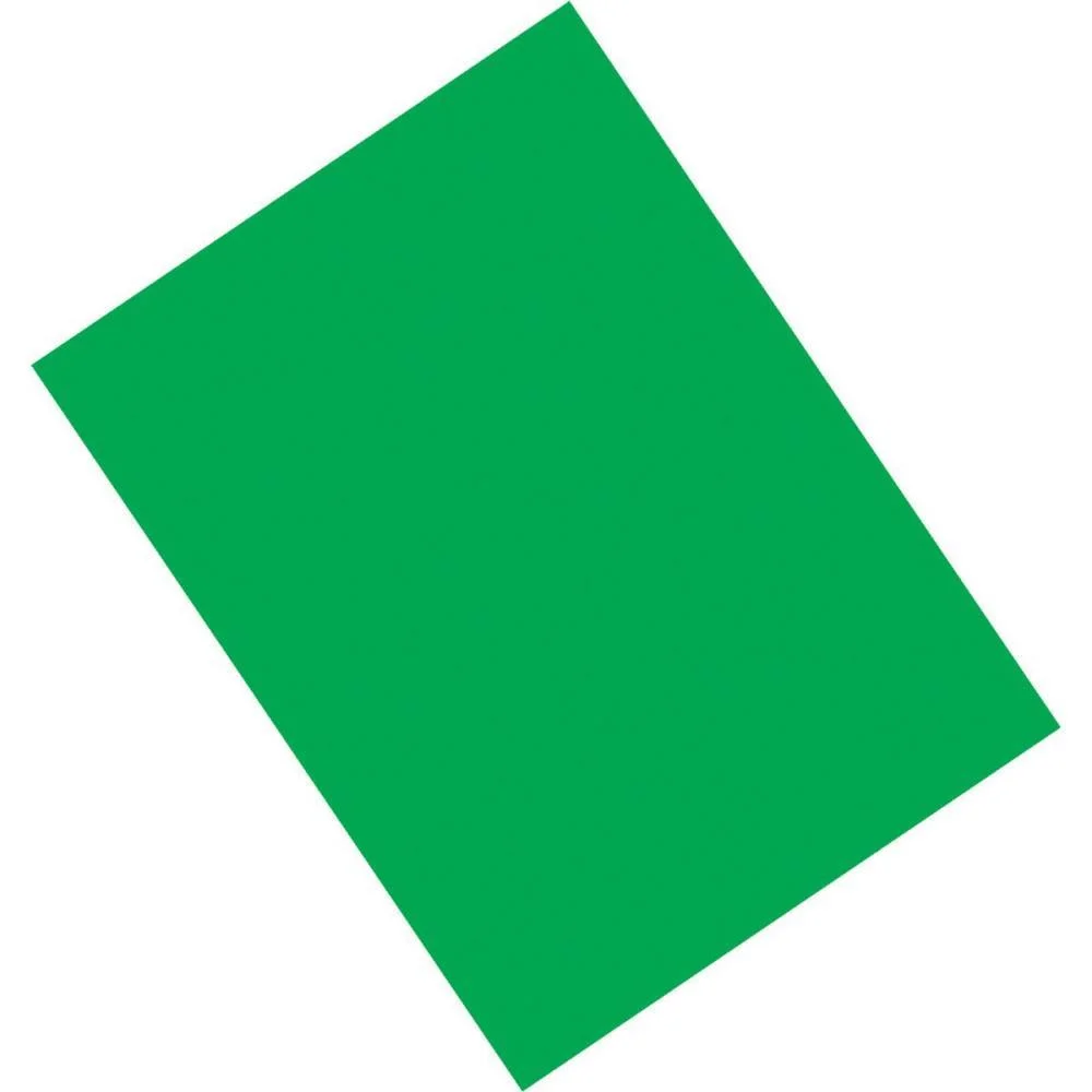 Papel Camurca 40X60Cm. Verde V.m.p. (Pct.c/25)