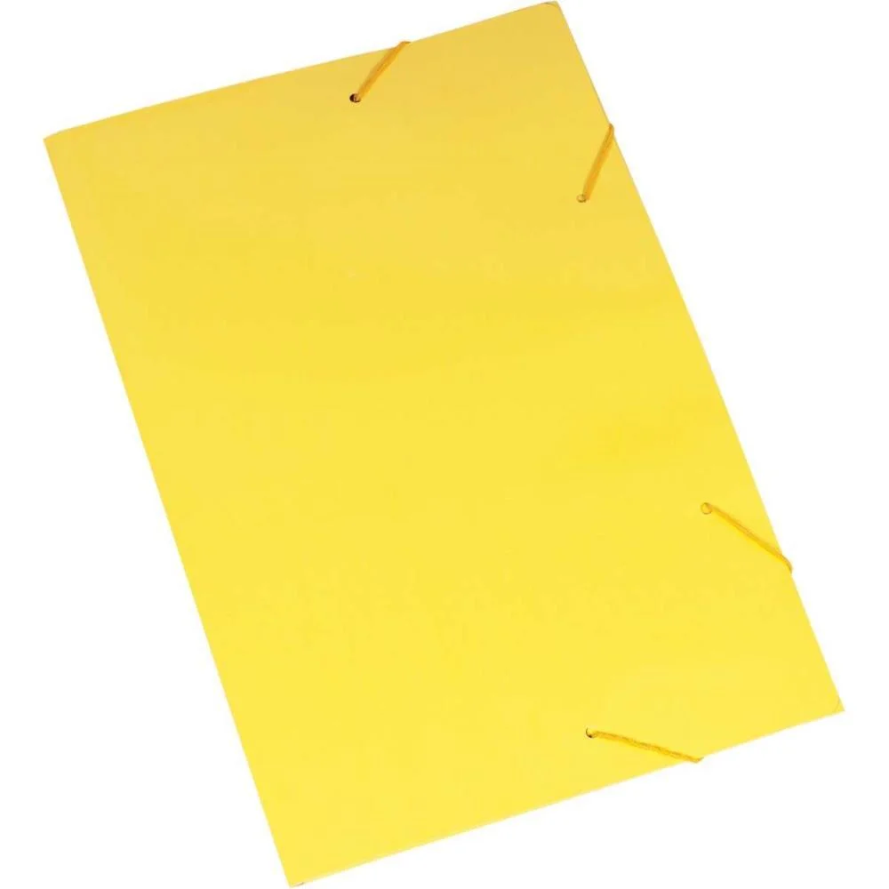 Pasta Aba Elastica Papel Oficio Amarela Polycart (Pct.c/20)