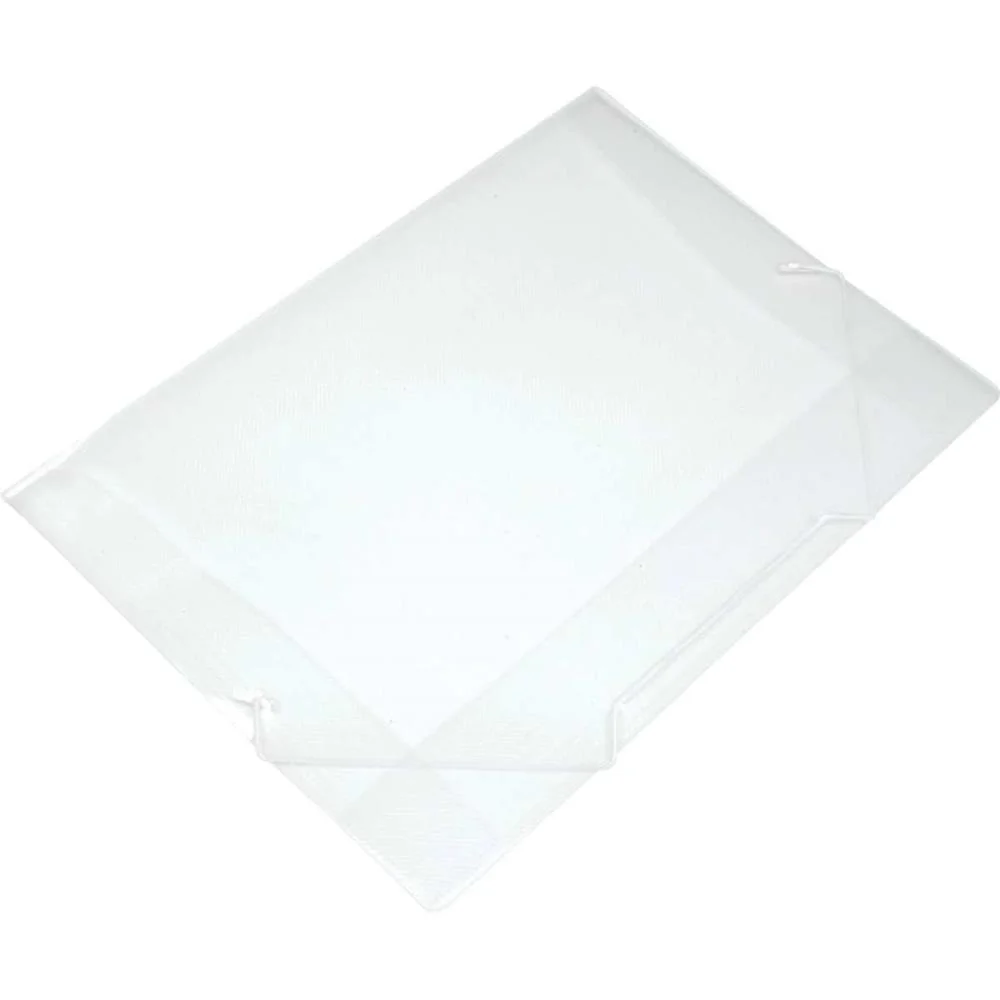Pasta Aba Elastica Plastica Oficio Cristal Soft Polibras (Pct.c/10)