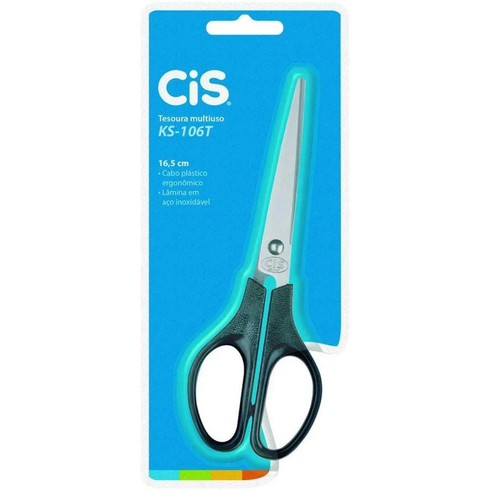 Tesoura Cis Office Ks-106T 16,5Cm. Sertic