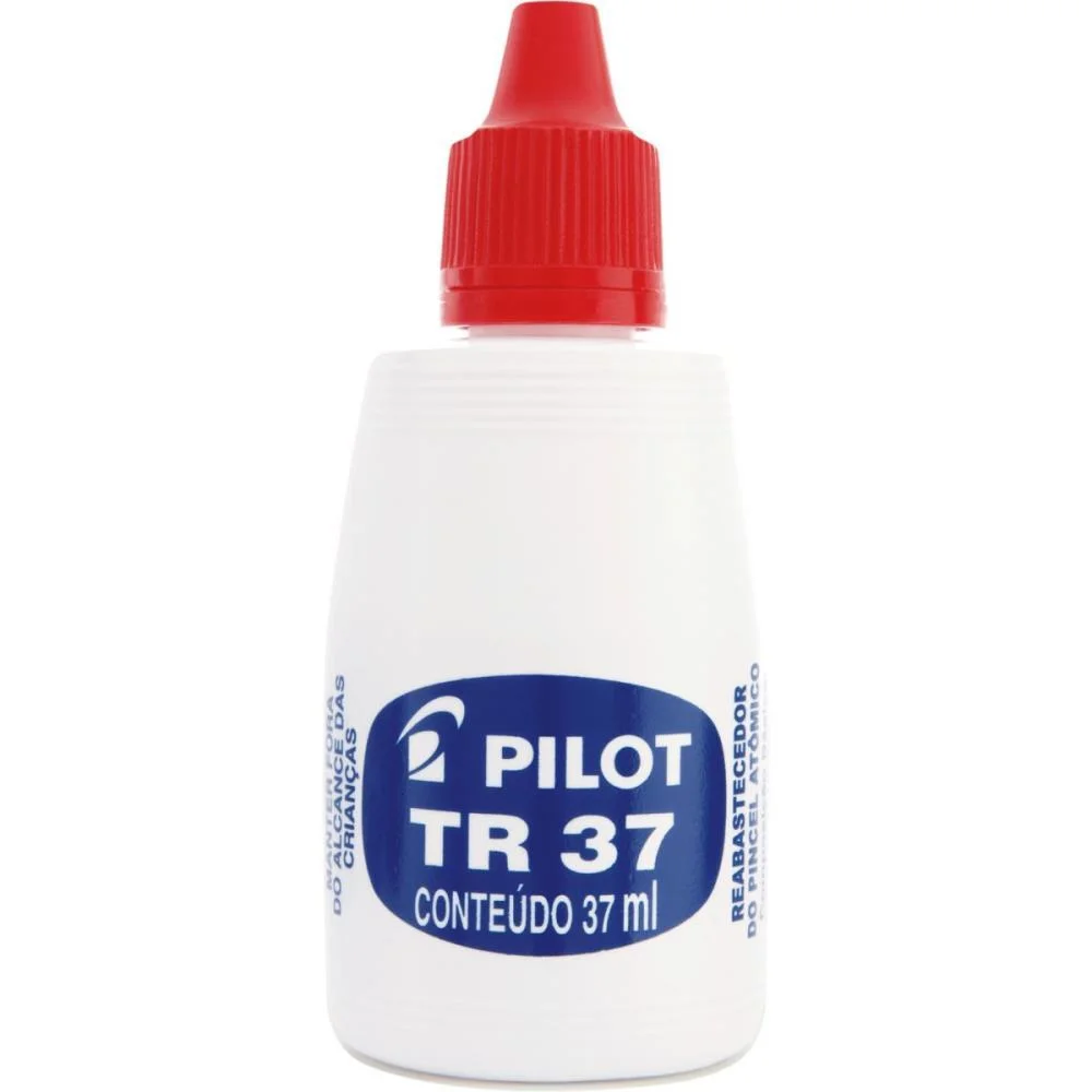 Tinta Marcador Permanente Reabastecedor 037Ml Vermelho Pilot (Cx.c/12)