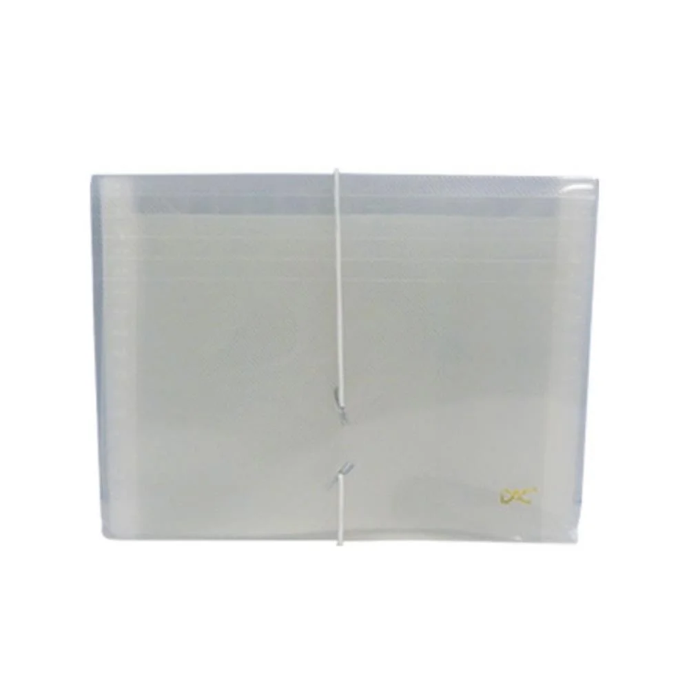 Pasta Sanfonada Plastica Duplicata 31 Divisoes Cristal Dac