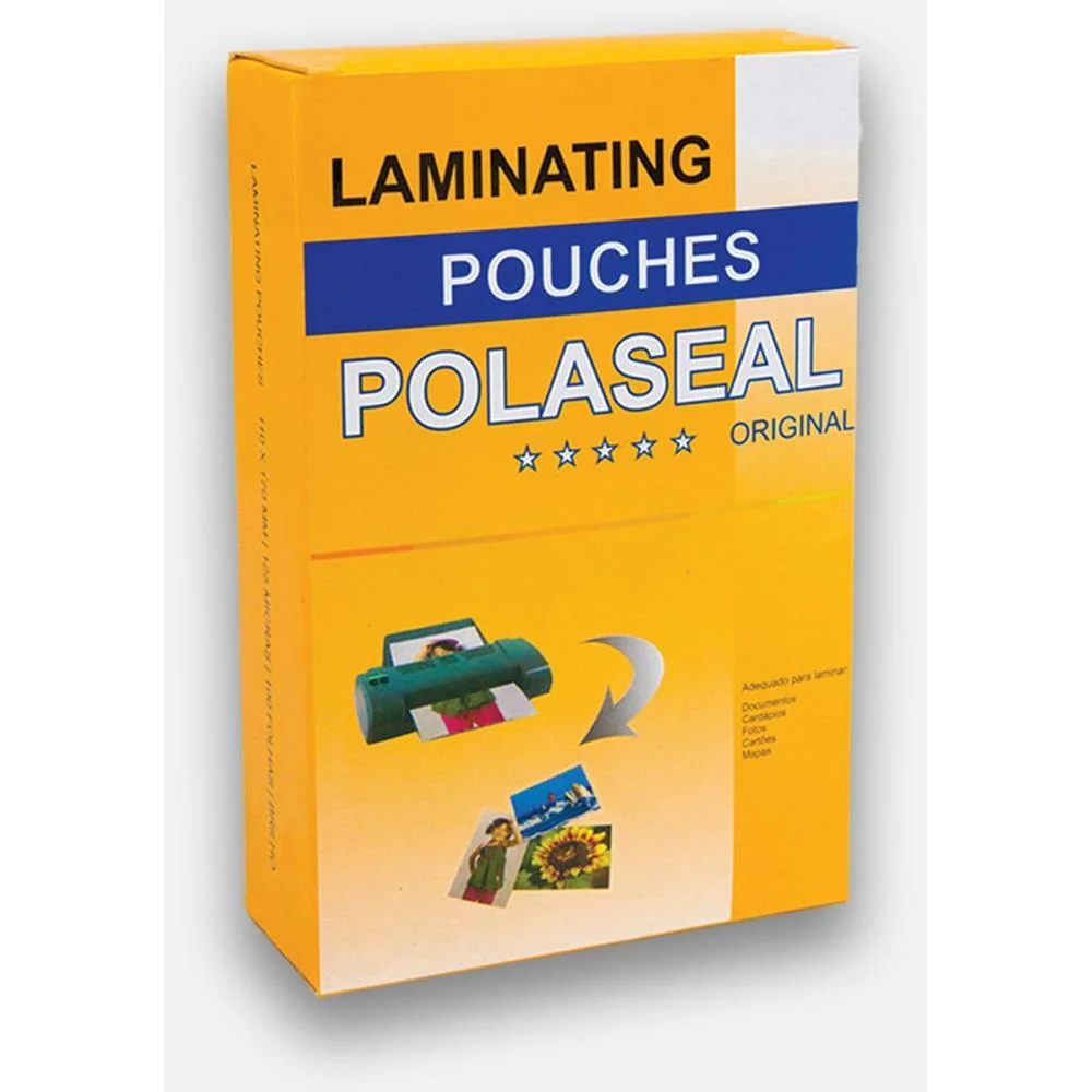 Plastico Para Plastificacao Polaseal 1/2 Of.170X222 (0,05) Prolam (Conj/100)