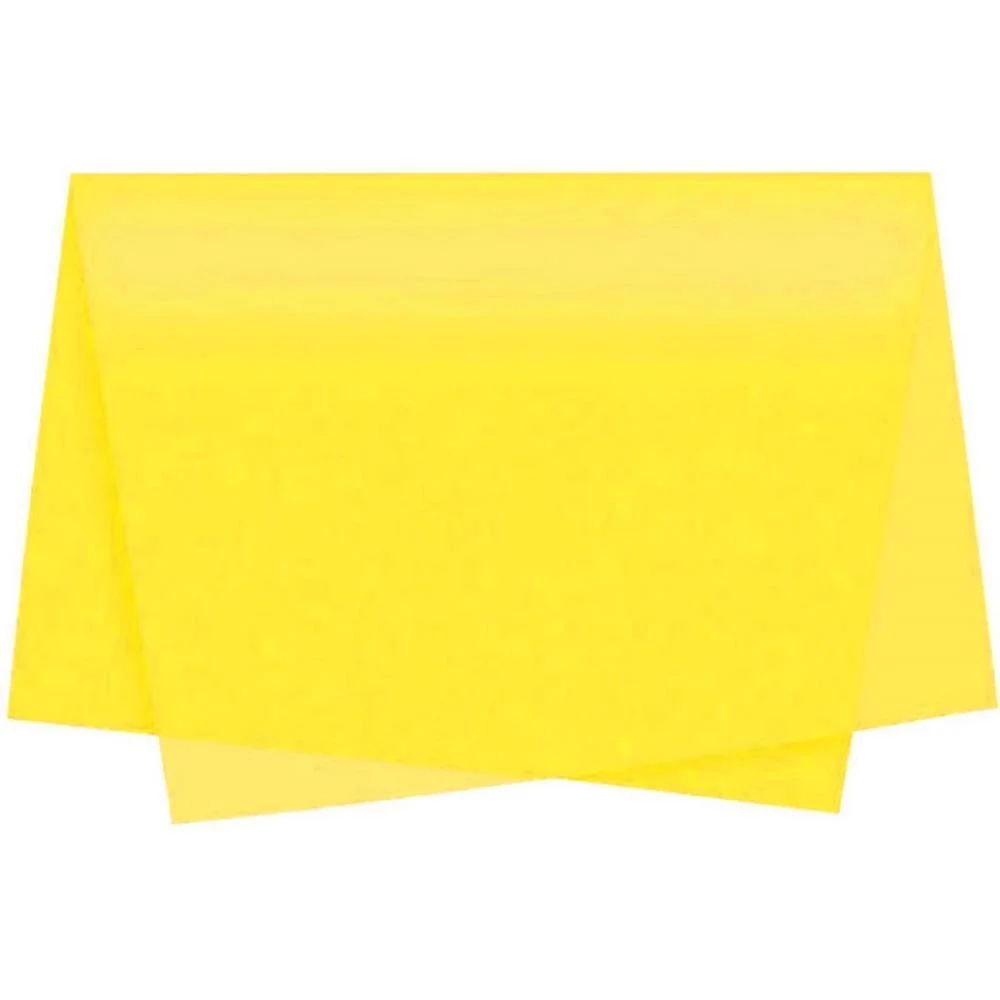 Papel De Seda Amarelo 48X60Cm 20G V.m.p. (Pct/100)