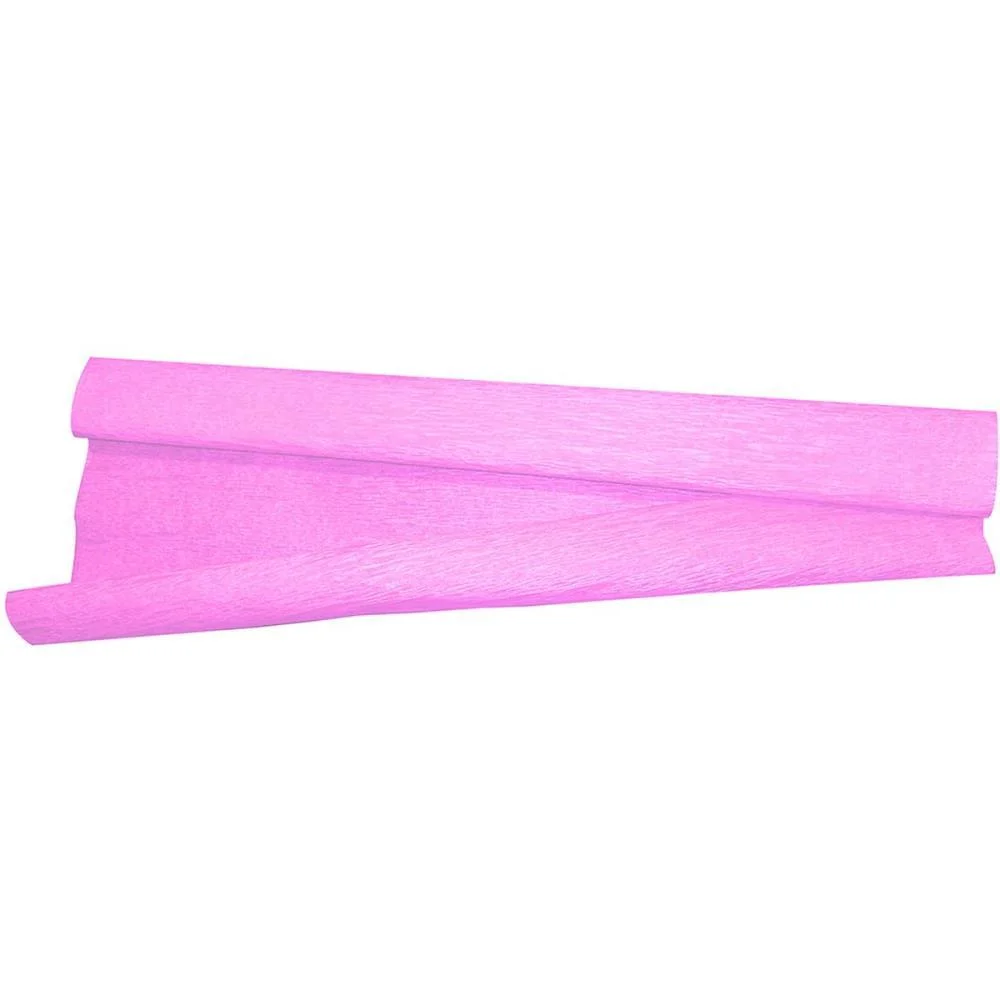 Papel Crepom 48Cmx2,00M.rosa Claro V.m.p. (Pct.c/10)