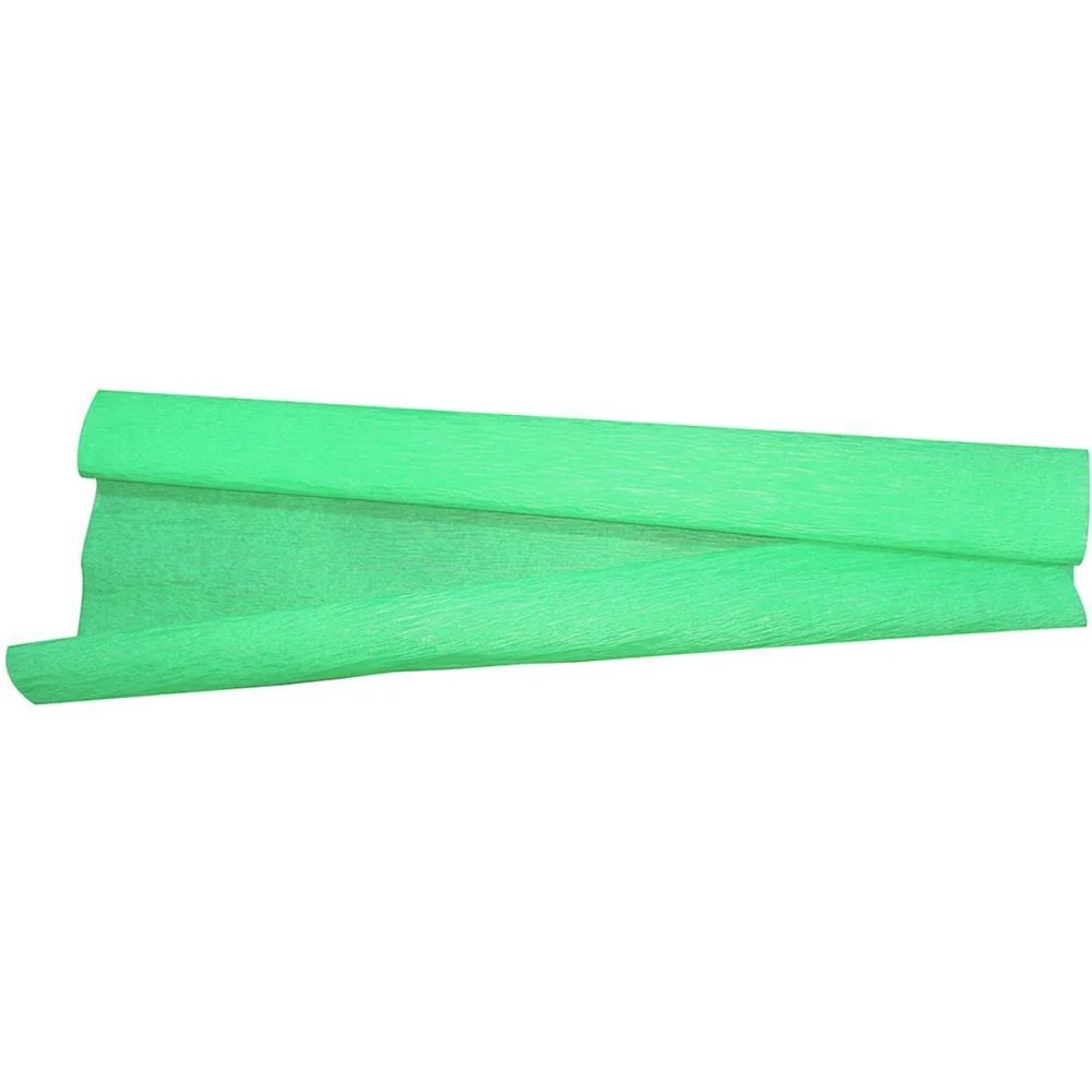 Papel Crepom 48Cmx2,00M.verde Claro V.m.p. (Pct.c/10)