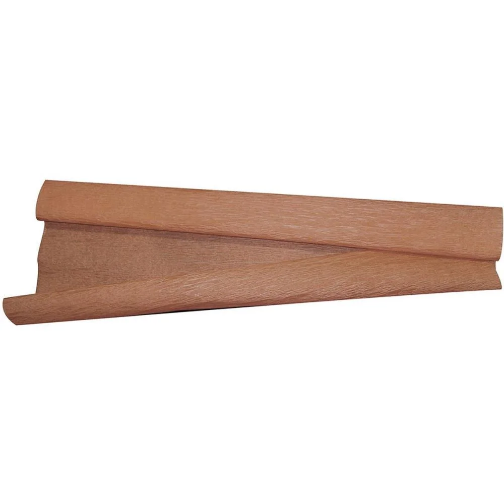 Papel Crepom 48Cmx2,00M.marrom V.m.p. (Pct.c/10)