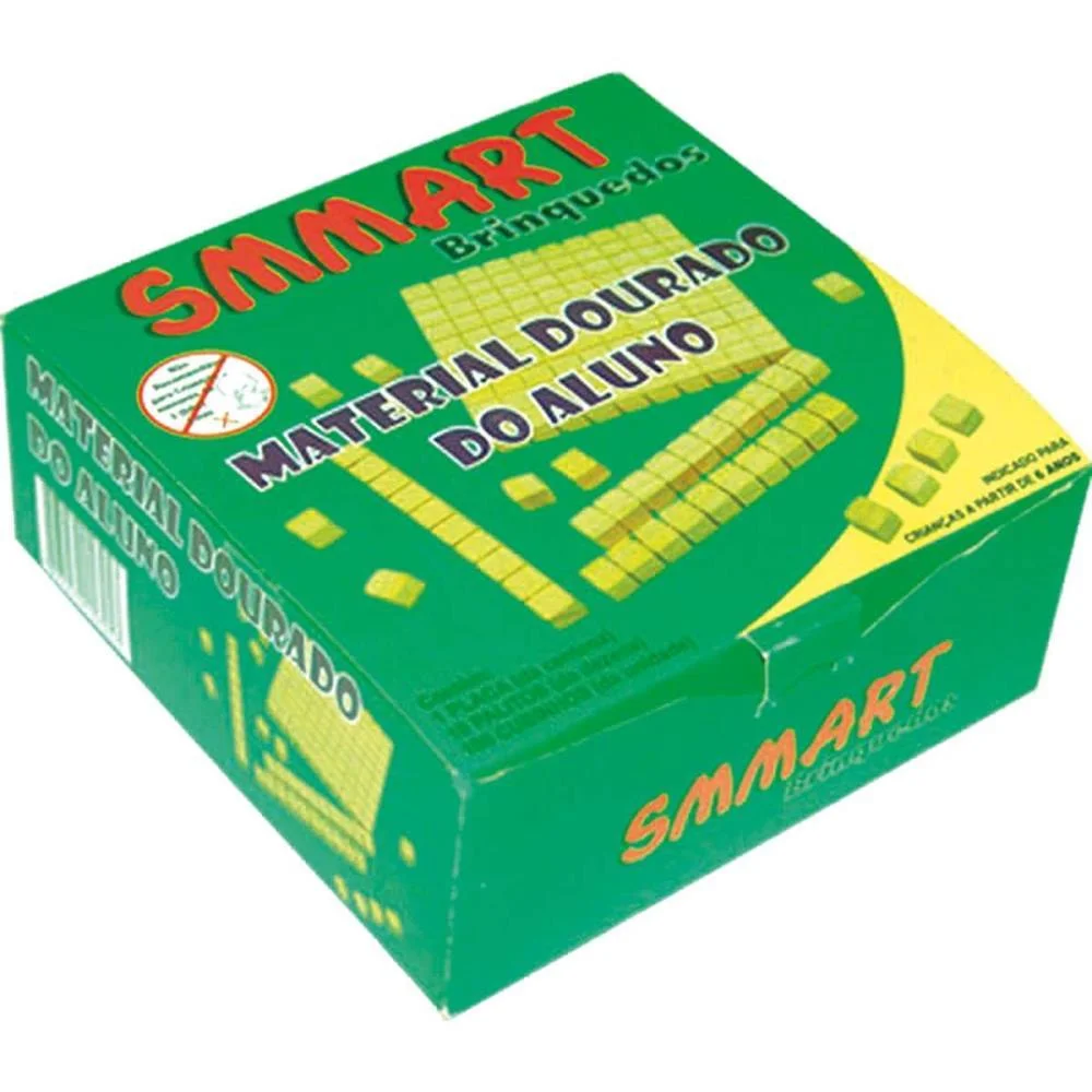 Material Dourado Do Aluno Em Madeira C/111Pcs Smmart