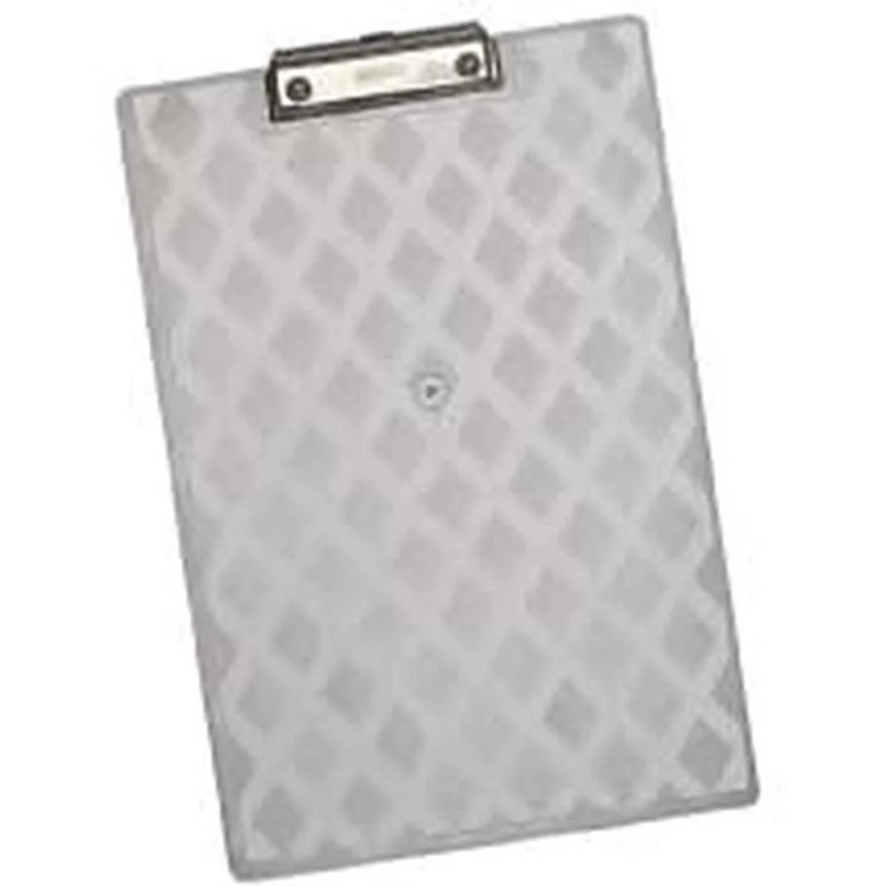 Prancheta Plastica Of.luxo Metal Fume Maxcril
