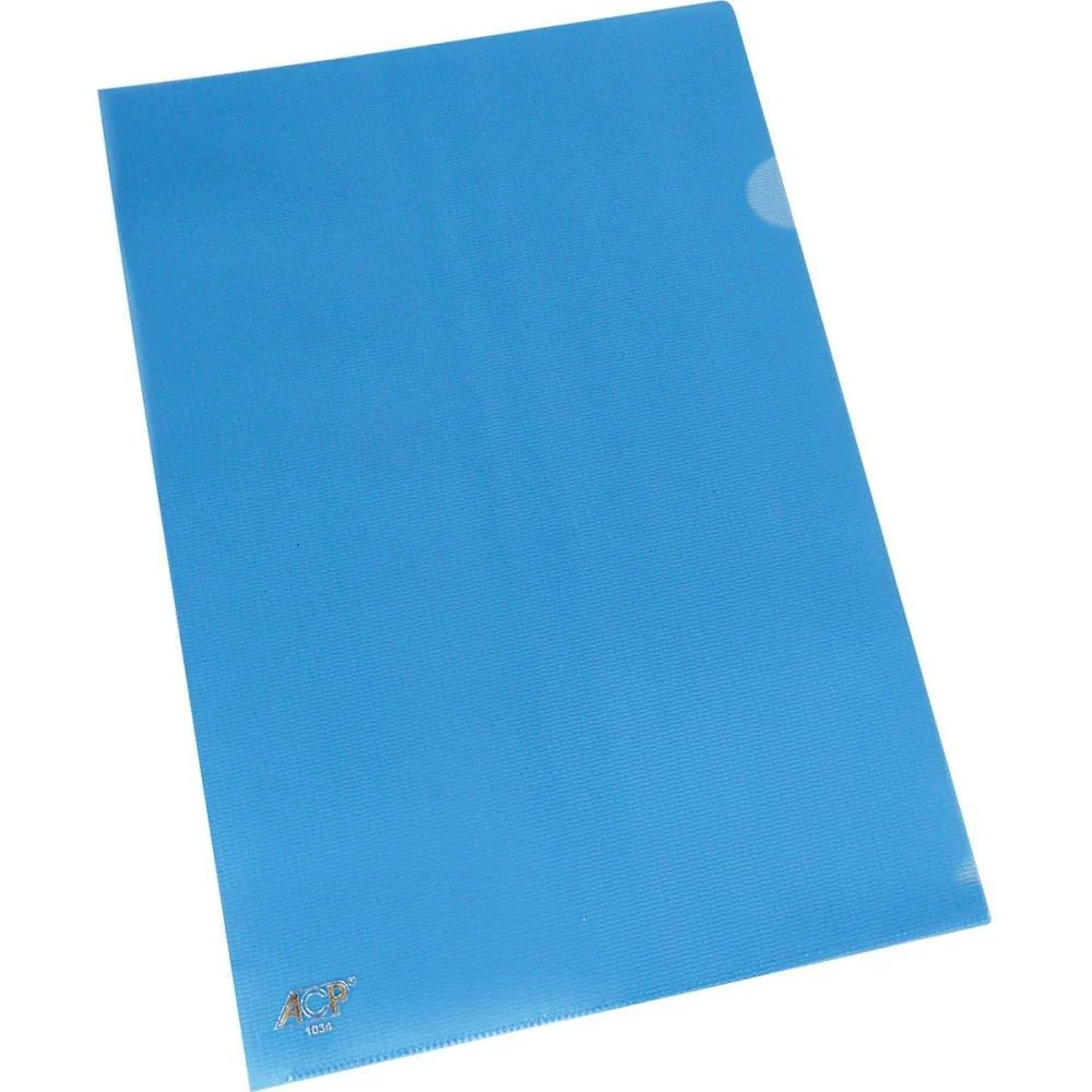 Pasta L A4 Azul 0,15Mm Acp (Pct.c/10)