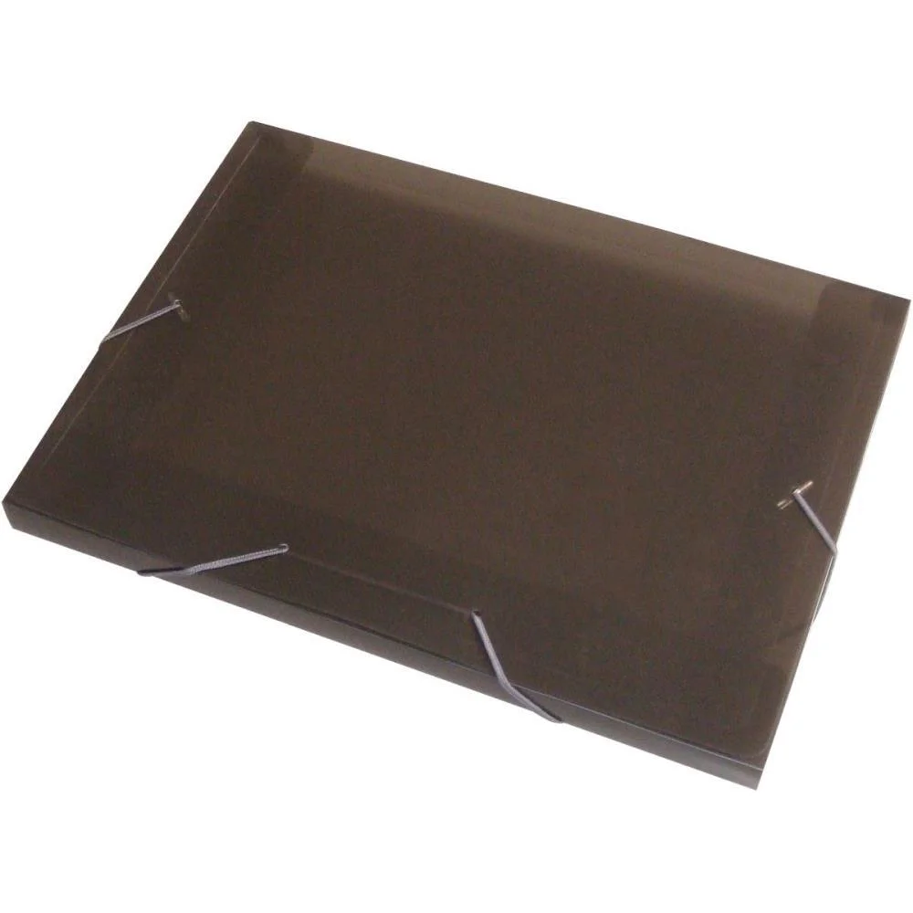 Pasta Aba Elastica Plastica Oficio 20Mm Fume Acp (Pct.c/10)