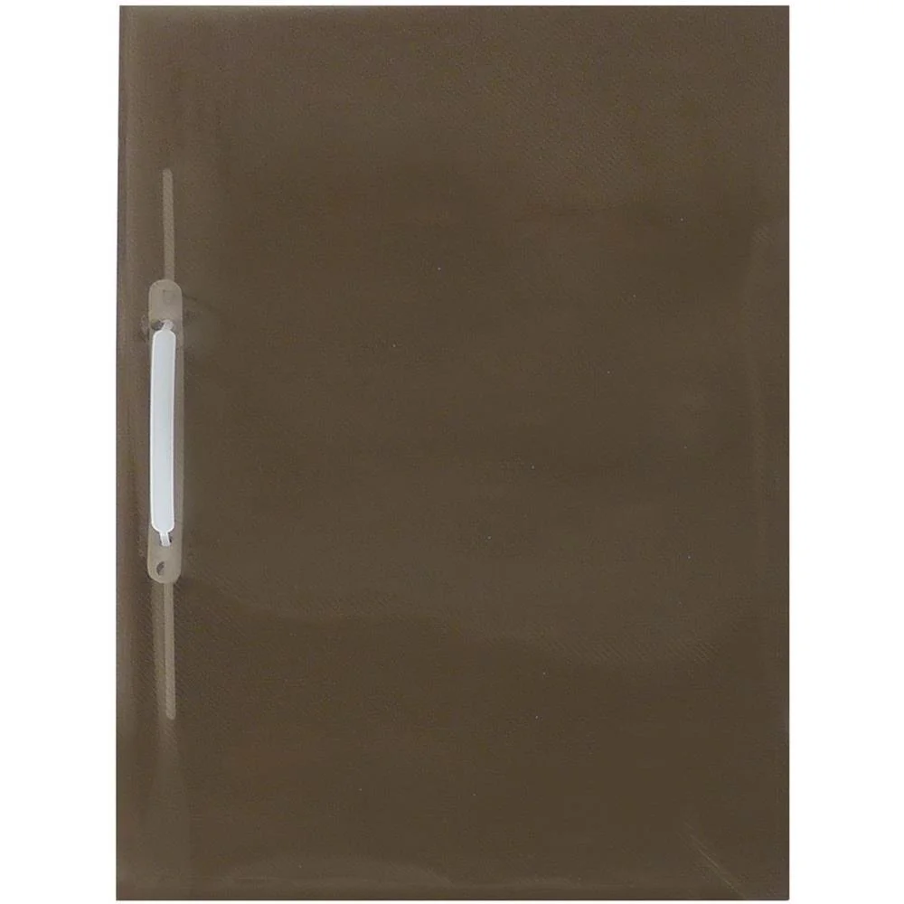 Pasta Grampo Trilho Plastica Oficio Fume Acp (Pct.c/10)