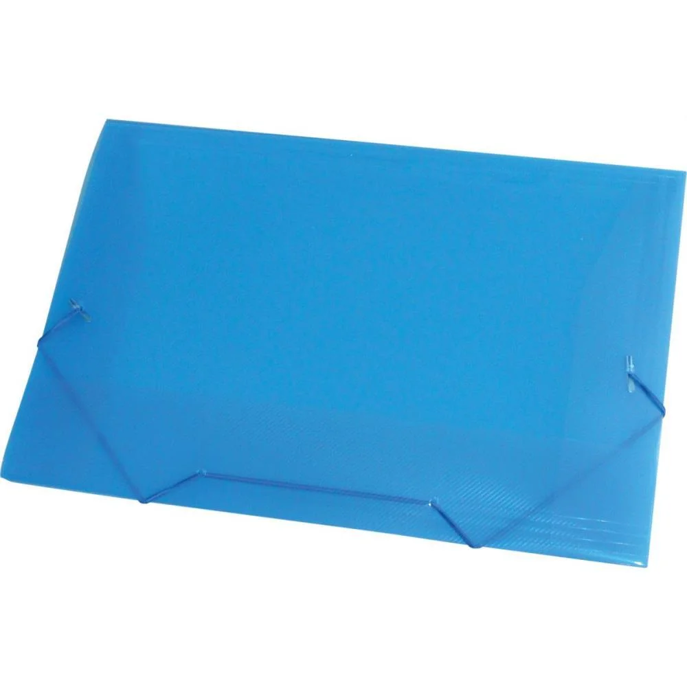 Pasta Aba Elastica Plastica Oficio Azul Acp (Pct.c/10)