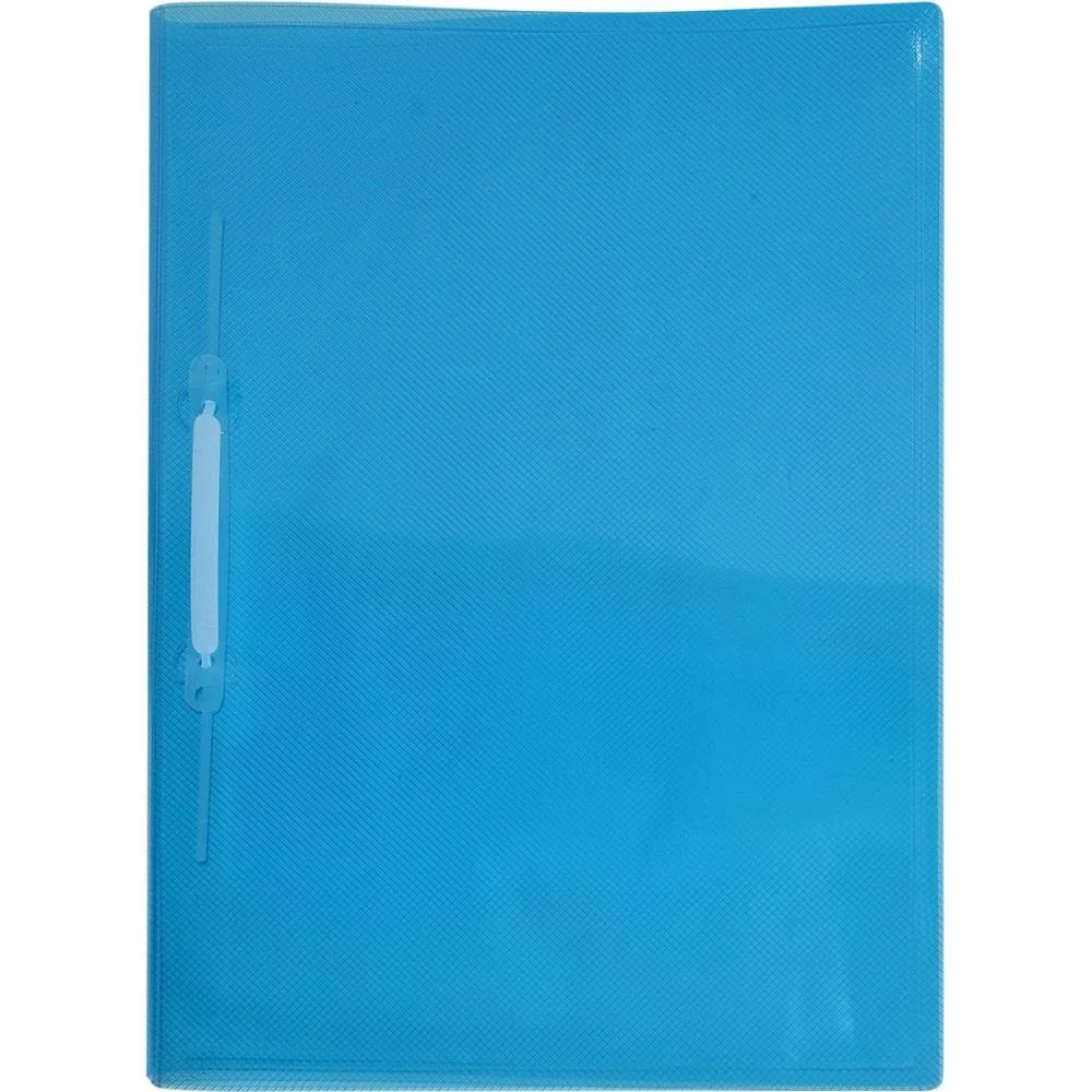 Pasta Grampo Trilho Plastica Oficio Azul Acp (Pct.c/10)