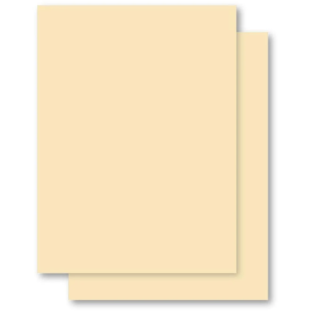 Papel Cartolina Amarela Escolar 50X66Cm 140G Jandaia (Pct/100)