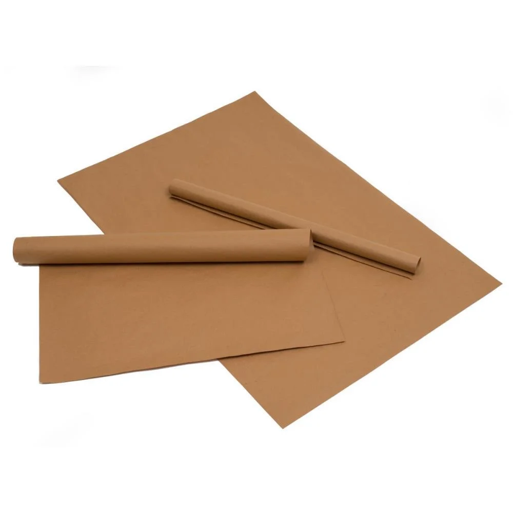 Papel Kraft Folha 66X96Cm 60G Natural Reipel Com 100 Unidades