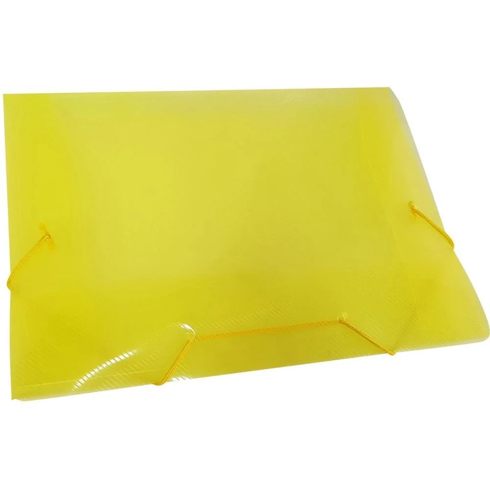 Pasta Aba Elastica Plastica Oficio Amarela Acp (Pct.c/10)