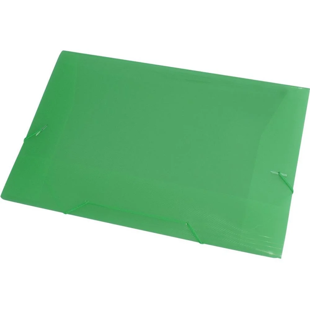 Pasta Aba Elastica Plastica Oficio Verde Acp (Pct.c/10)