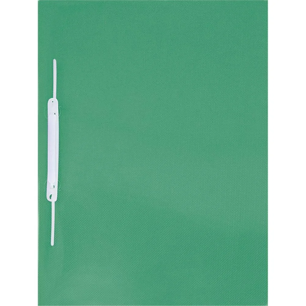 Pasta Grampo Trilho Plastica Oficio Verde Acp (Pct.c/10)