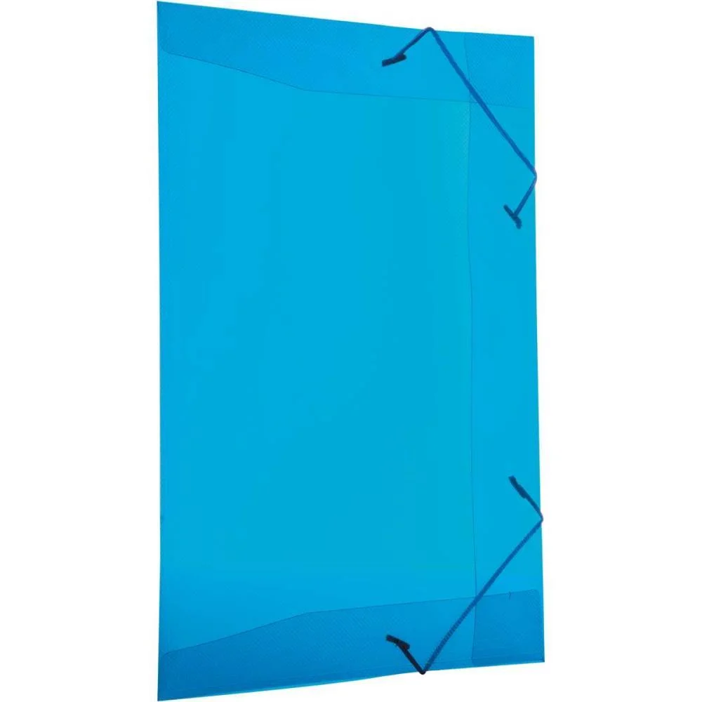 Pasta Aba Elastica Plastica Oficio Azul Delloline Dello (Pct.c/10)