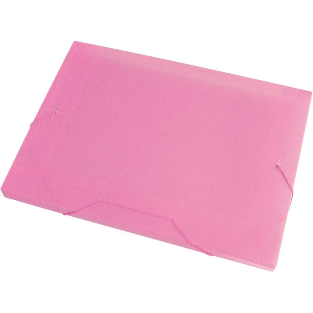 Pasta Aba Elastica Plastica Oficio 20Mm Rosa Acp (Pct.c/10)