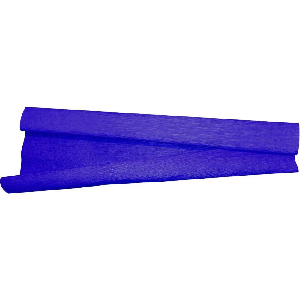 Papel Crepom Super Crepe 48Cmx2,50M Liso Azul Escuro V.m.p. (Cx.c/06)