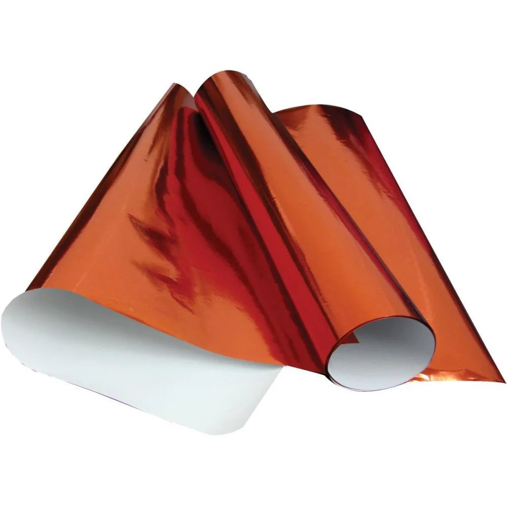 Papel Laminado 48X60Cm Vermelho V.m.p. (Pct.c/40)