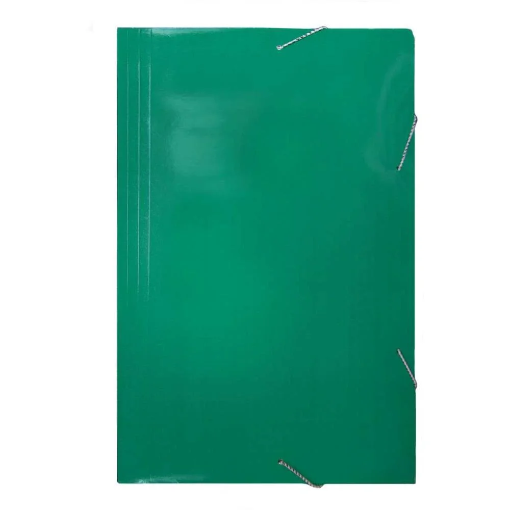 Pasta Aba Elastica Papel Oficio Verde Frama (Pct.c/20)