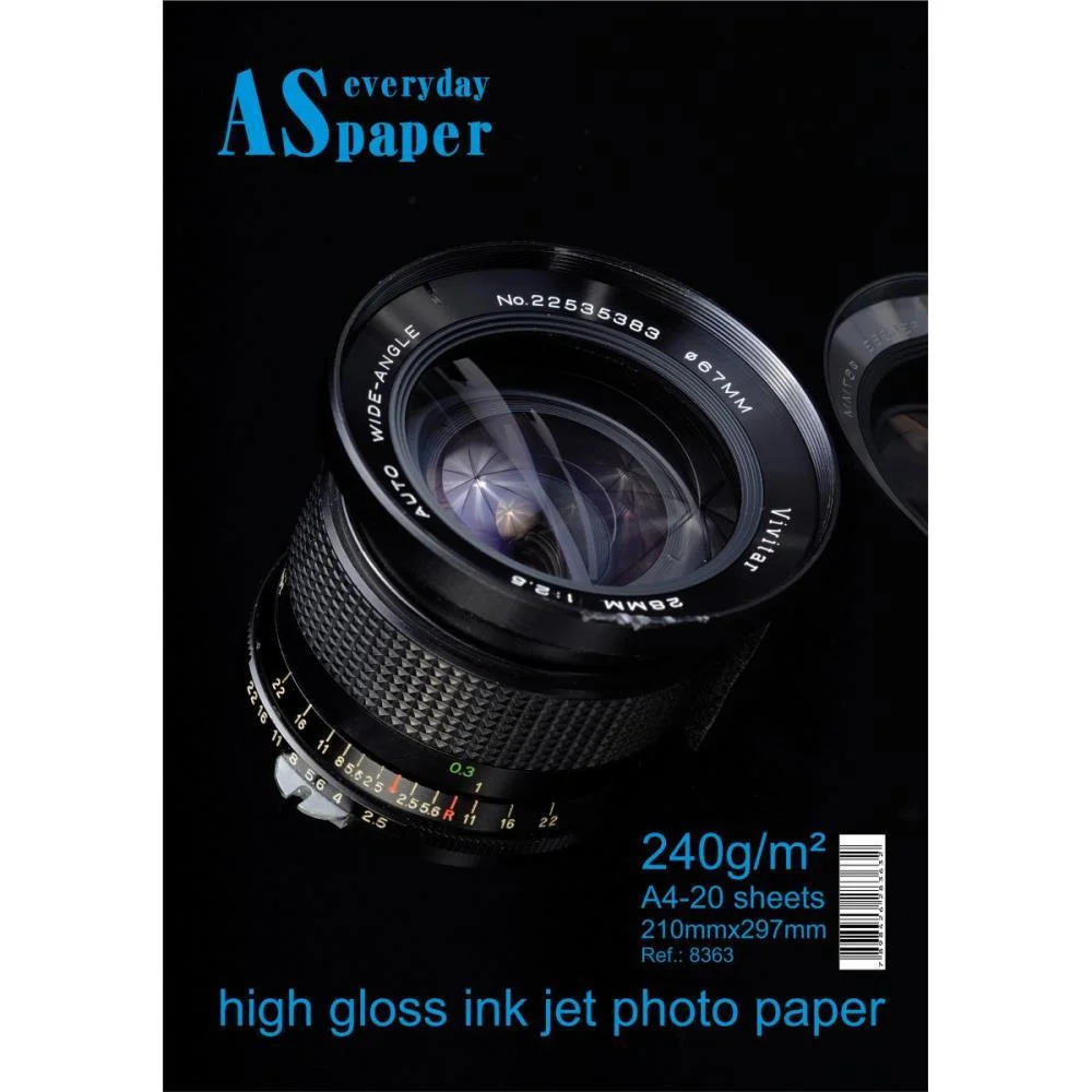 Papel Fotografico Inkjet A4 High Glossy Everyday 240G Usa Folien (Pct.c/20)
