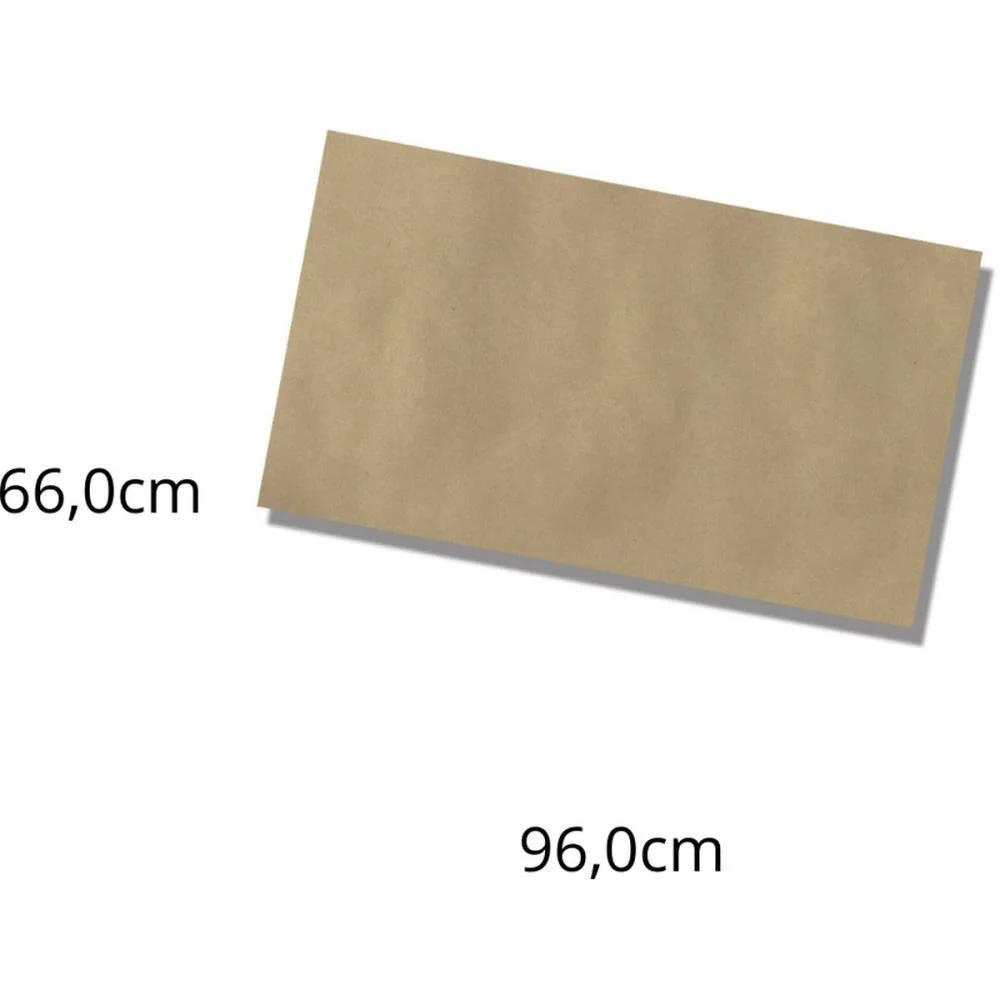 Papel Kraft Folha 66X96Cm 80G Natural Scrity (Pct/100)