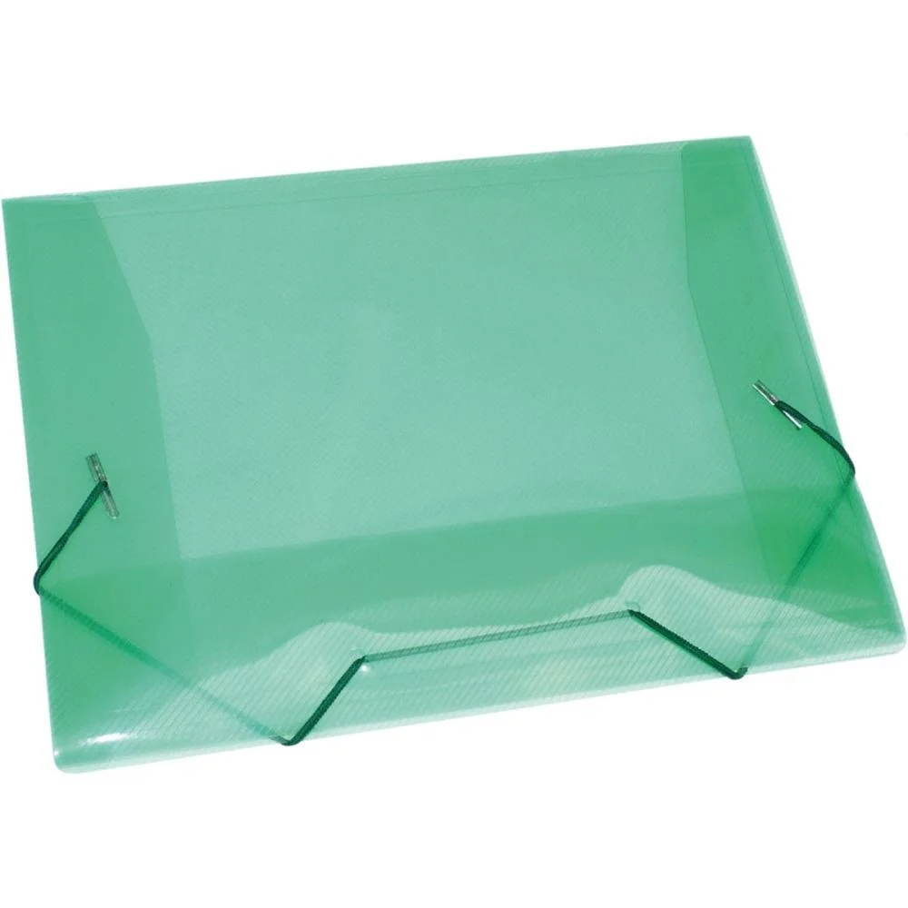 Pasta Aba Elastica Plastica Mini Verde Acp (Pct.c/10)