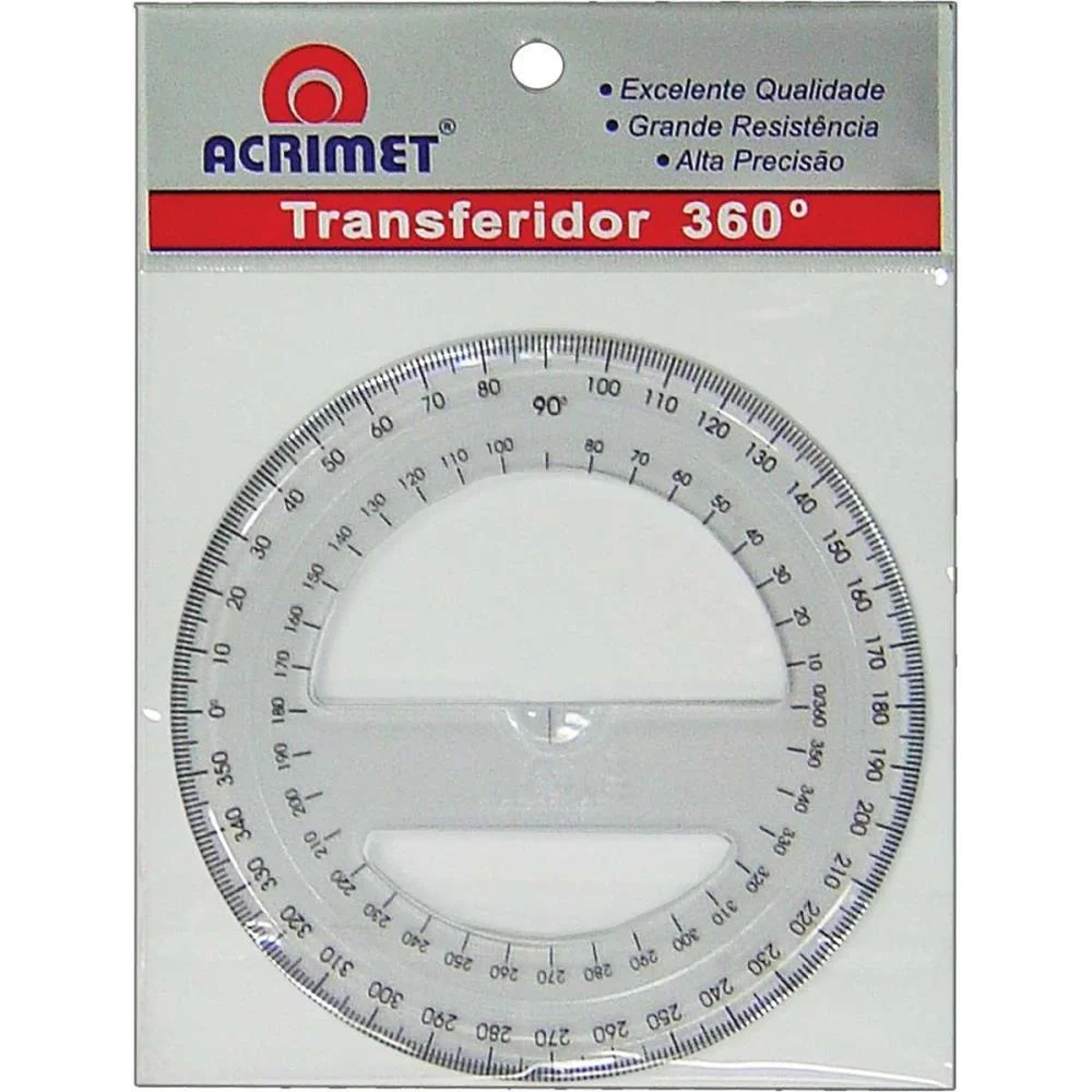 Transferidor Poliestireno 360 Graus Acrimet (Pct.c/06)