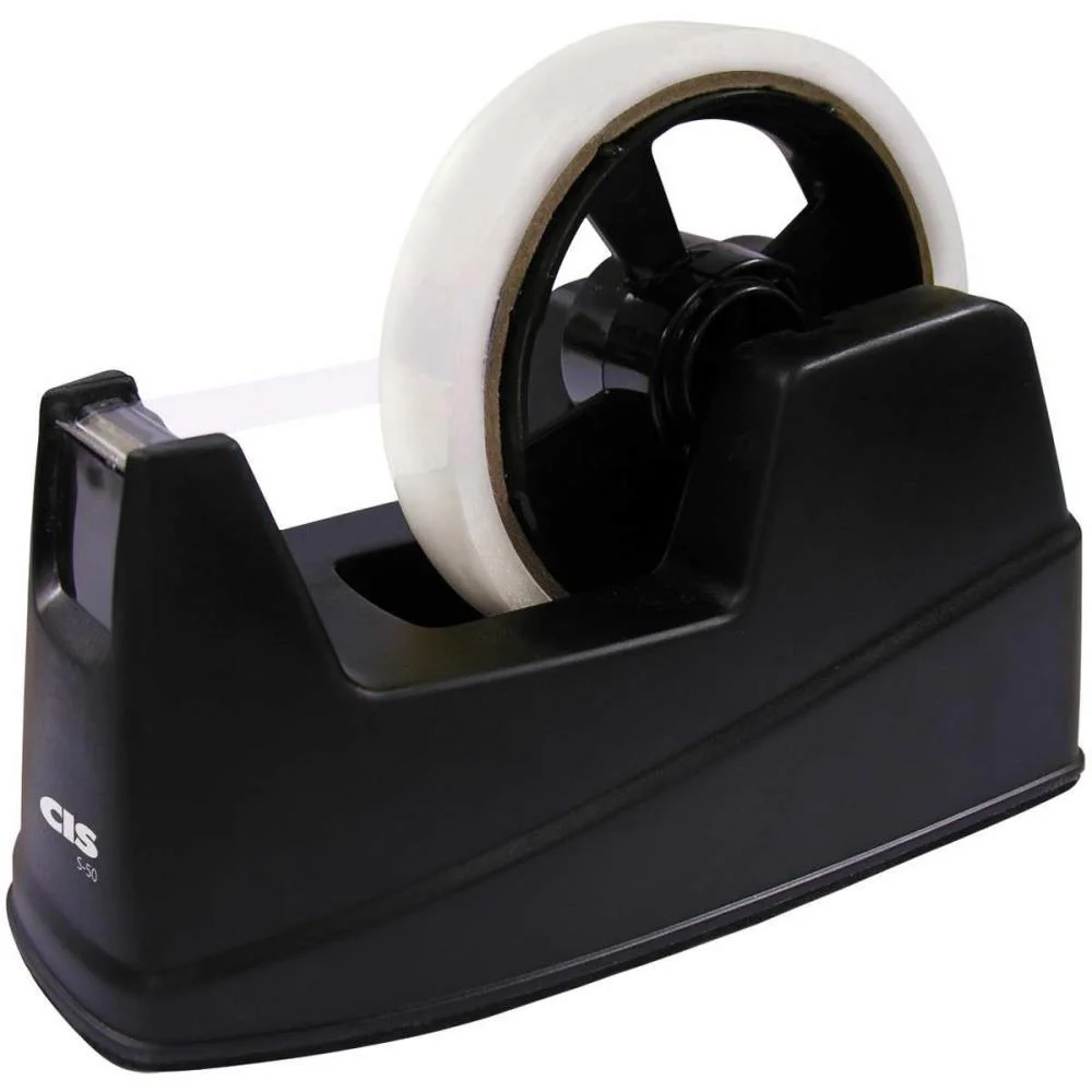 Suporte Para Fita Adesiva Cis S-50 Medio Preto Sertic