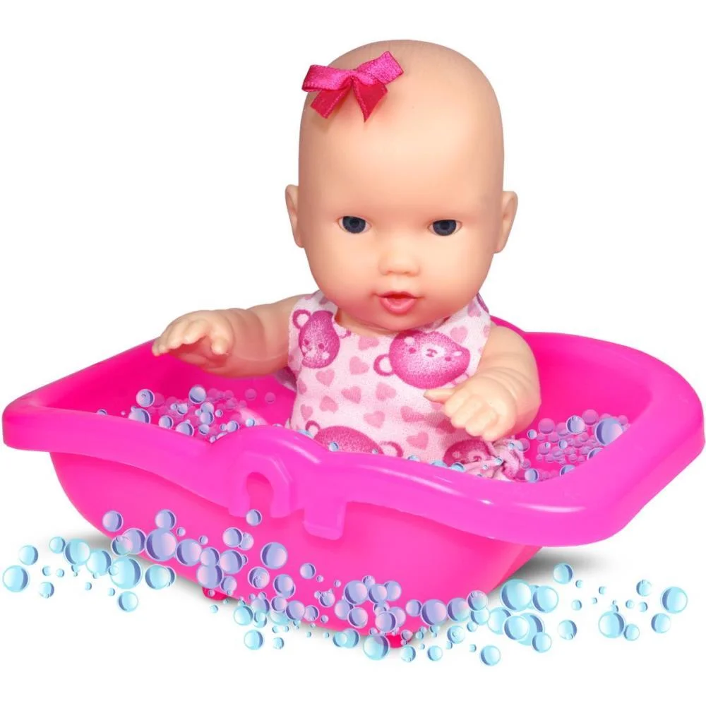 Boneca Meu Beijinho Baby Banho Sid-Nyl