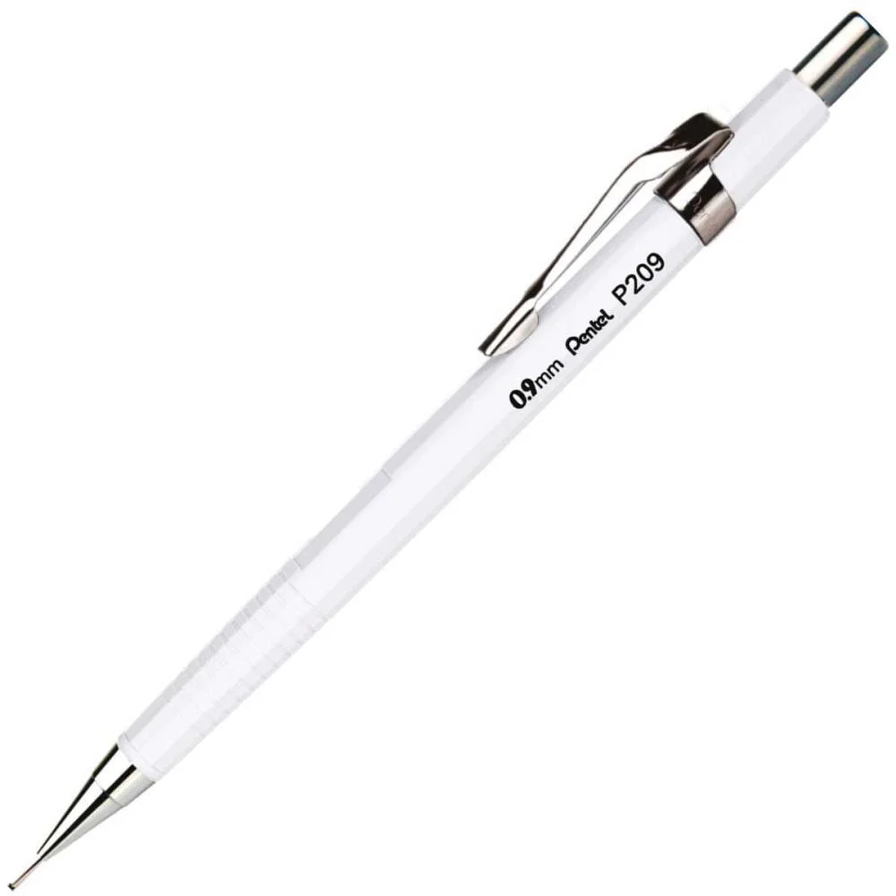 Lapiseira 0.9Mm Pentel Branca Pentel (Blister)