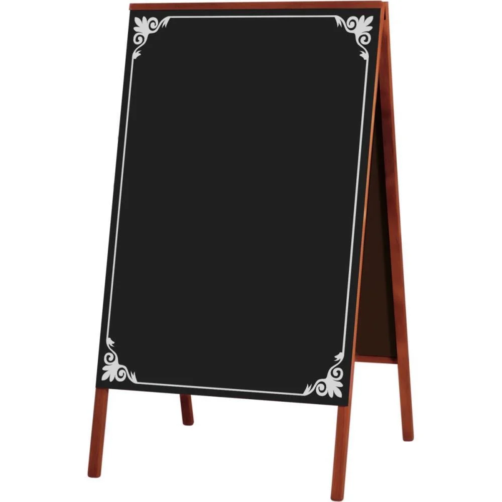 Quadro Propaganda Quadro Negro 2 Faces 70X50Cm 2 Souza