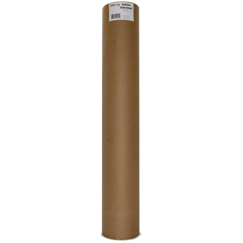 Papel Semi Kraft Bobina 120Cmx200M. 60Grs. Santeck (Bobina)