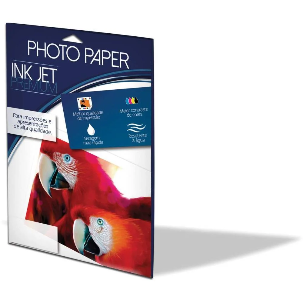 Papel Fotografico Inkjet A3 Glossy 180G 297X420Mm Mares (Cx.c/50)