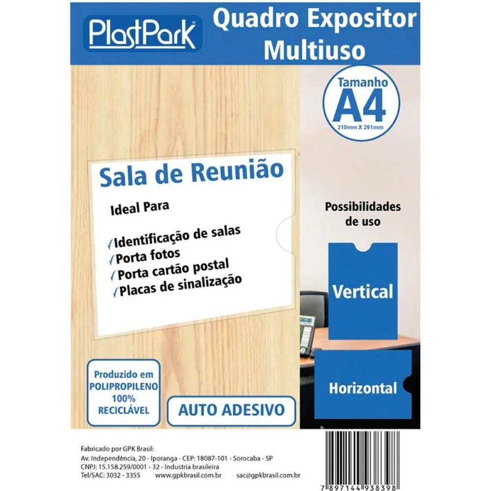 Quadro Multiuso A4 C/Adesivo Romitec