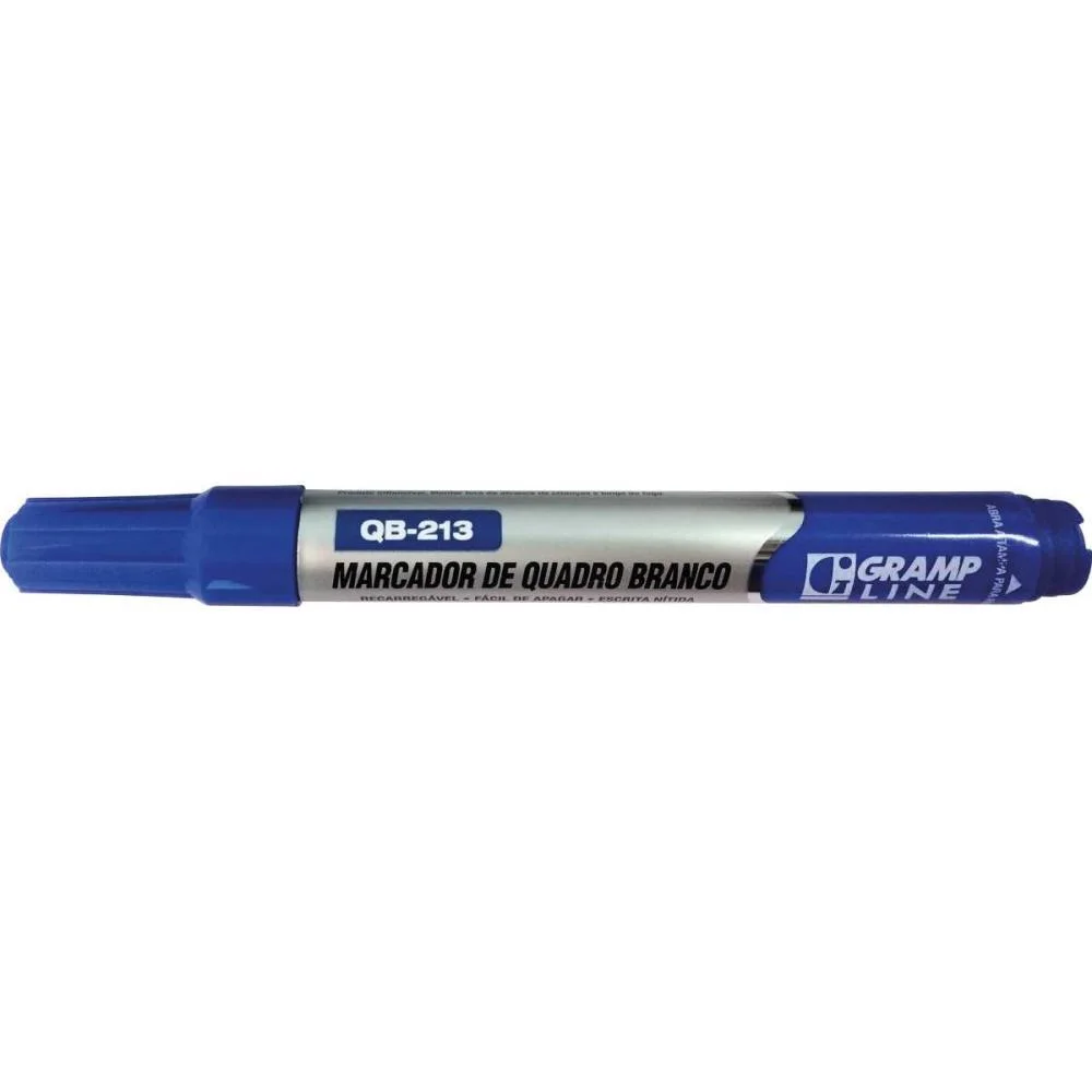 Pincel Quadro Branco Qb213 Recarregavel Azul Gramp Line (Cx.c/12)