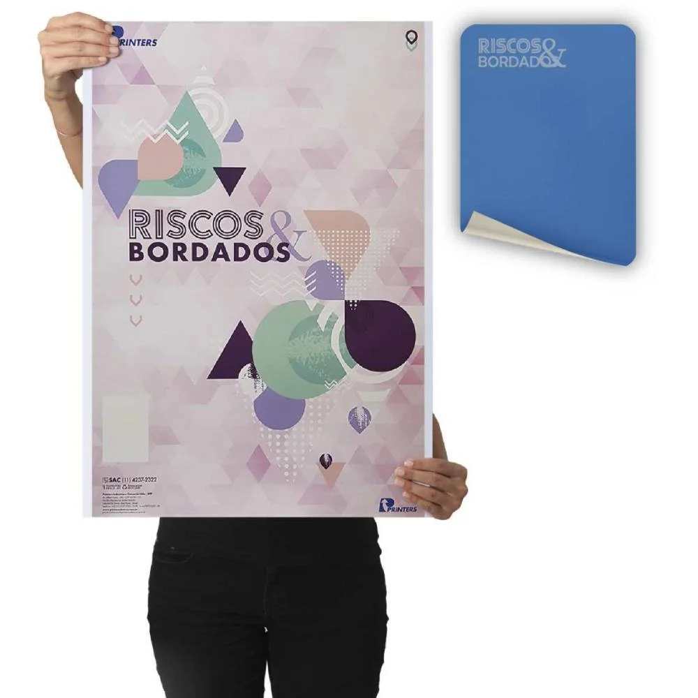 Papel Carbono Para Costura Riscos E Bordados Azul Printers (Cx.c/100)